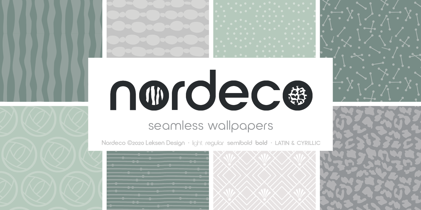 Example font Nordeco #7